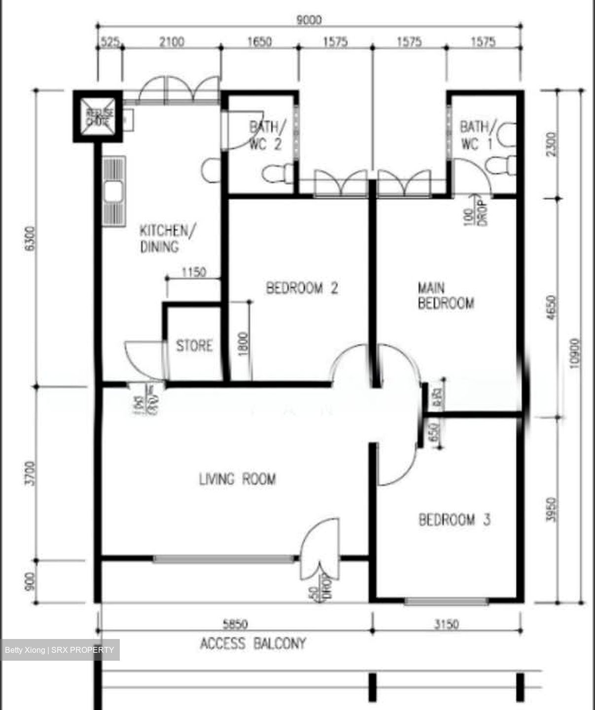 Blk 351 Tampines Street 33 (Tampines), HDB 4 Rooms #589298181
